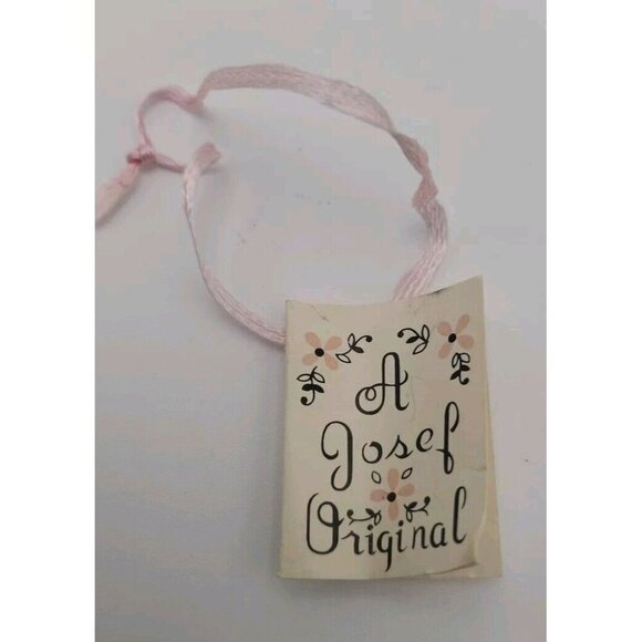 Josef Originals 4th Birthday Girl Angel Figurine Tag And Stickers Watering Can - Picture 16 of 16